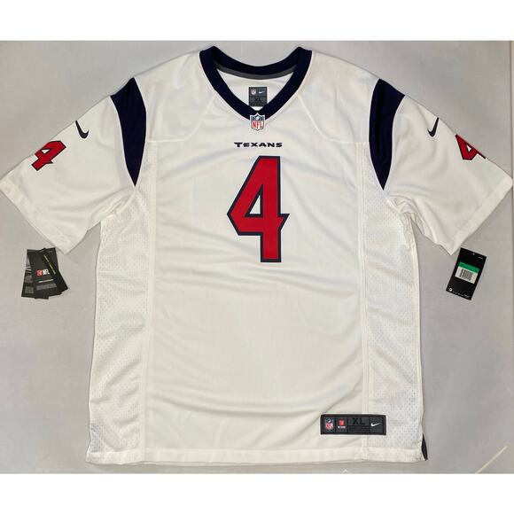 NFL X Nike Team Apparel Other - NWT Vintage 1990's Nike Houston Texans Deshaun Watson #4 Jersey Size XL White